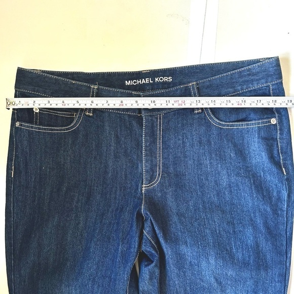 Michael Kors jeans pants Classic flare blue size 12 - Picture 6 of 9